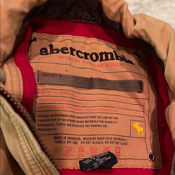 Abercrombie Kids XL Tan-Brown Field Jacket - Picture 2 of 12